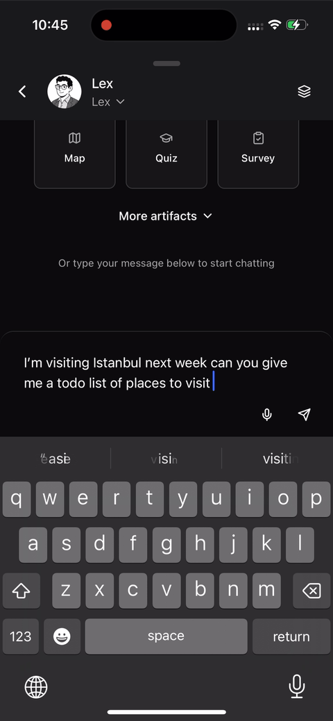Ponder Todo List demo showing real-time creation and editing